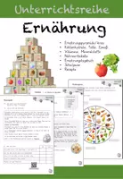 Vorschau - Unterrichtsreihen - gesunde Ernährung - Unterrichtsreihe - Deckblatt