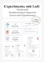 Vorschau - Experimente - Luft - Experimente für Schüler:innen - Deckblatt