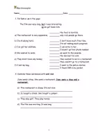Vista previa - Hojas de trabajo - So/But/Because Worksheet! - página 3