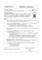 Aperçu - Apprentissages en autonomie - Fiches de travail en autonomie - Les équilibres chimiques - Page 3