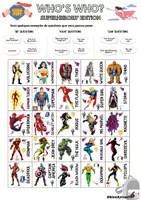 Aperçu - Jeux - Who's who? - Superheroes - Page de couverture