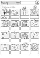 Vorschau - Arbeitsblätter - Frühling - 1.Klasse Arbeitsblätter Mix Deutsch - Erstes Lesen und Schreiben - Seite 2