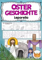 Vorschau - Arbeitsblätter - Ostergeschichte Leporello - Deckblatt