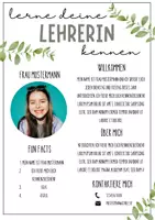 Vorschau - Anderer Materialtyp - meet your teacher Templates - Seite 3