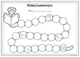 Vorschau - Arbeitsblätter - Leseraupe - Lesekönig und Lesekönigin - Material zur Förderung der Lesemotivation - Seite 2