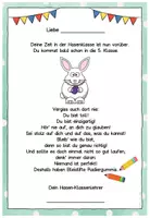 Vorschau - Anderer Materialtyp - Abschiedsgruß Ende Klasse 4 - Hasenklasse - Seite 3