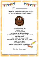 Vorschau - Anderer Materialtyp - Abschiedsgruß Ende Klasse 4 - Igelklasse - Seite 3