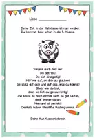 Vorschau - Anderer Materialtyp - Abschiedsgruß Ende Klasse 4 - Kuhklasse - Seite 1