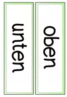 Vorschau - Fördermaterial/Inklusion - Vergleichen oben und unten - Legematerial - Seite 1