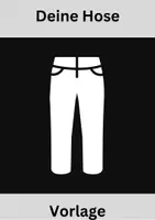 Vorschau - Mal- und Bastelvorlagen - Designe deine Hose - Vorlage - Deckblatt