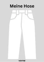 Vorschau - Mal- und Bastelvorlagen - Designe deine Hose - Vorlage - Seite 1