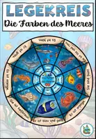 Vista previa - Tarjetas / Manipulativos - Círculo de colocación "Die Farben des Meeres" Pronombres personales - Animales en el mar - Alemán - Portada