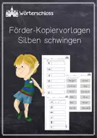 Vorschau - Arbeitsblätter - Förder-Kopiervorlagen Silben Schwingen - Deckblatt