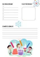 Vorschau - Spiele - Protokoll-Vorlage Chemiemotive, vielseitig einsetzbar - Seite 1