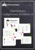 Vorschau - Fördermaterial/Inklusion - Intensivkurs Lautgetreues Schreiben A - Deckblatt