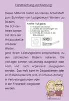 Vorschau - Arbeitsblätter - Heftchen: Schreiben zu Bildern - Seite 1