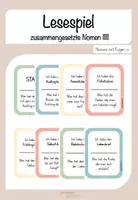 Vorschau - Spiele - Lesespiel: zusammengesetzte Nomen IIII (Nomen mit Fugen-s) - Deckblatt