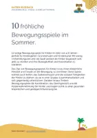 Vorschau - Spiele - 10 fröhliche Bewegungsspiele - Im Sommer - Seite 1