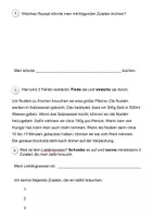 Vorschau - Arbeitsblätter - ein eigenes Rezept schreiben - Klassenarbeit und Arbeitsblatt - Seite 2