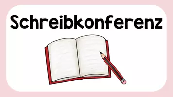 Vorschau - Poster - Schreibkonferenz: Schilder & Rollenkarten - Seite 1