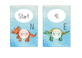 Vorschau - Arbeitsblätter - Dino-Rechen-Merklauf1 - Seite 3