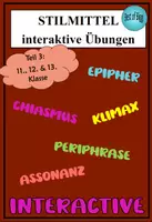 Vorschau - Arbeitsblätter - Stilmittel - Klassen 11-13 - analog und Interactive - Seite 3