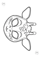 Vorschau - Mal- und Bastelvorlagen - Tiermasken zum Ausmalen: Elefant & Giraffe - Seite 2