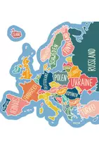 Vorschau - Spiele - Europa Puzzle und Poster Geographie Erdkunde Kopiervorlage - Seite 1