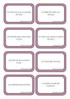 Aperçu - Apprentissages en autonomie - Phrases à dessiner - Page 1