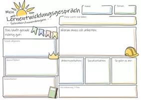 Vorschau - Arbeitsblätter - Lerncoaching - Lernentwicklungsgespräch (Sketchnotes) - Seite 3