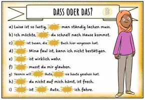 Vorschau - Arbeitsblätter - Kleckersätze (dass oder das?) - Seite 3
