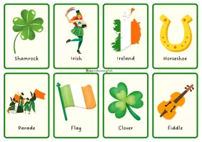 Vista previa - Tarjetas / Manipulativos - St. Patrick's Flashcards! - página 3