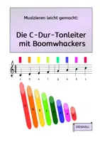 Vorschau - Arbeitsblätter - Die C-Dur-Tonleiter mit Boomwhackers - Deckblatt