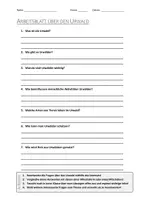 Vorschau - Arbeitsblätter - AB mit Fragen zum Thema "Urwald" + Lösungsblatt - Deckblatt