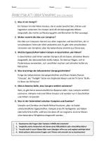 Vorschau - Arbeitsblätter - AB mit Fragen zum Thema "Vampire" + Lösungsblatt + Infografik - Seite 2