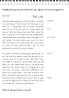 Vorschau - Arbeitsblätter - Strong Adjectives Diary Entry Loch Ness - Seite 3