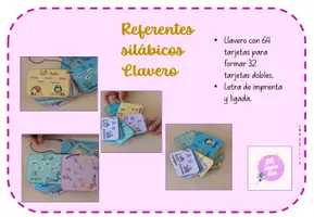 Vista previa - Tarjetas / Manipulativos - LLAVERO REFERENTES SILÁBICOS - Portada