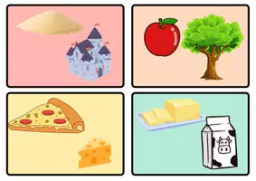 Vorschau - Stundenentwürfe - Zusammengesetzte Nomen: Flashcards für Tafel und Freiarbeit - Seite 1