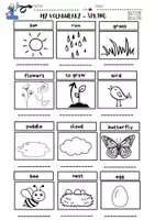 Vorschau - Arbeitsblätter - Englisch Arbeitsblätter: Spring - Seite 1