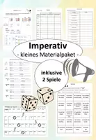 Vorschau - Arbeitsblätter - Imperativ Materialpaket - Deckblatt