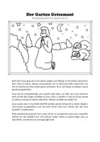 Vorschau - Arbeitsblätter - Der Garten Getsemani - Seite 1