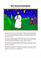 Vorschau - Arbeitsblätter - Der Garten Getsemani - Deckblatt