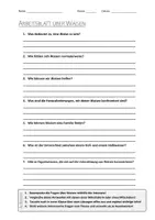 Vorschau - Arbeitsblätter - AB mit Fragen zum Thema "Waise" + Lösungsblatt - Deckblatt