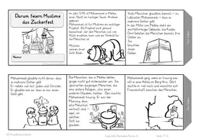 Vorschau - Arbeitsblätter - Ramadan (Zuckerfest) Leporello Ethik Grundschule Kl 4 - Seite 2