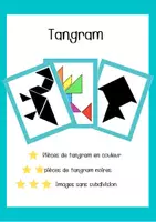 Aperçu - Jeux - Tangram à découper - Page de couverture