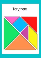 Aperçu - Jeux - Tangram à découper - Page 1
