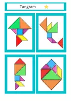 Aperçu - Jeux - Tangram à découper - Page 2