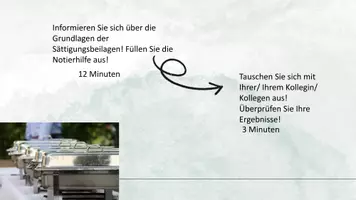 Vorschau - Stundenentwürfe - Sättigungsbeilagen Fachtheorie Berufsschule - Seite 1