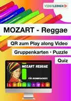 Vorschau - Präsentationen/Tafelbilder - Musik 🎵 Mozart Reggae für Boomwhackers mit Quiz und Lebenslauf - Deckblatt