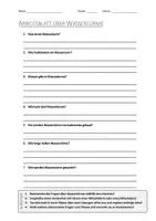 Vorschau - Arbeitsblätter - AB mit Fragen zum Thema "Wassertürme" + Lösungsblatt + Infografik - Deckblatt